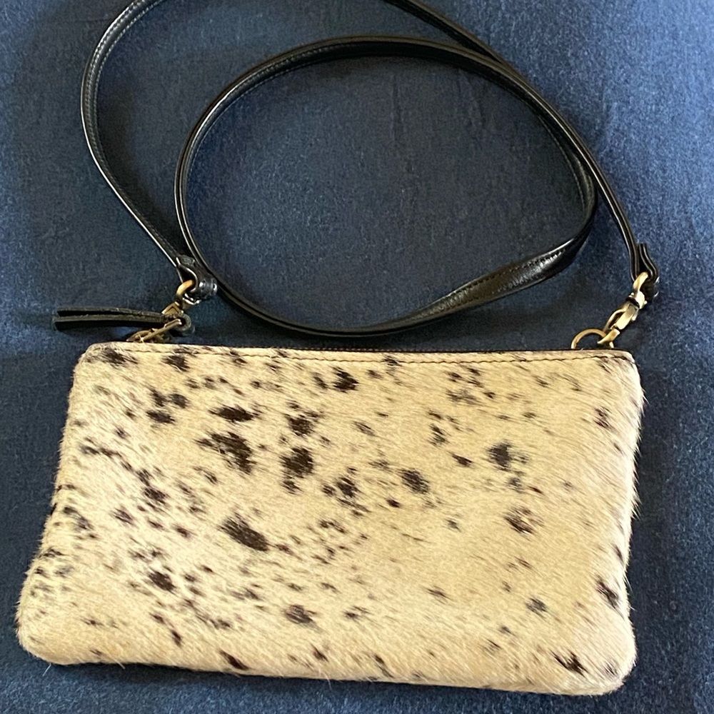 Primecut cowhide crossbody small pouch